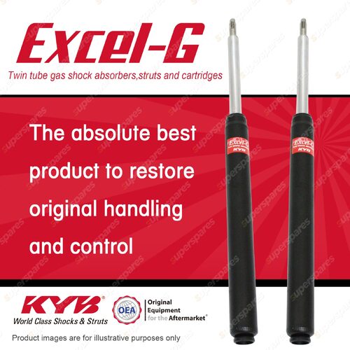 2x KYB Front Excel-G Cartrige Shock Absorbers for Toyota Corolla AE101 FWD 92-97