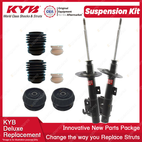 Front KYB Shocks Strut Mount Protection Kit for Holden Caprice Statesman WM