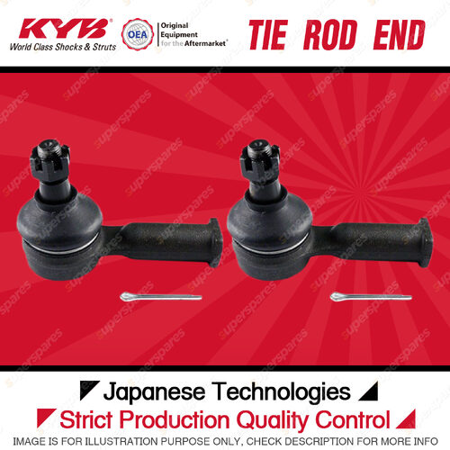 2 Pcs KYB Front Outer Tie Rod Ends for Ford Ranger PJ PK 3.0L 2007-2011