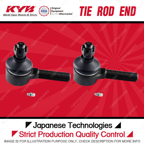 2x KYB Front Outer Tie Rod Ends for Toyota Hilux RZN149R LN107R 2.7L 2.8L 91-01