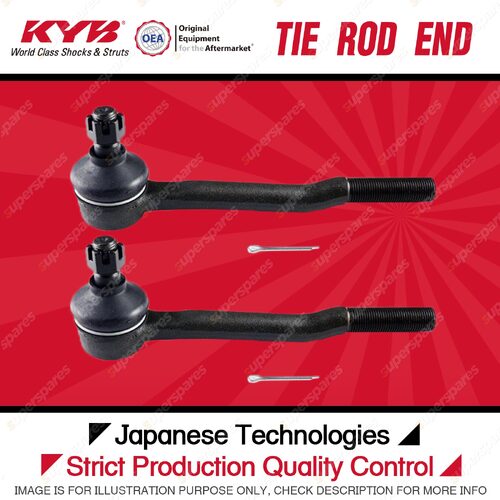 2x KYB Front Inner Tie Rod Ends for Toyota Hilux LN103R LN107R 1995-1998