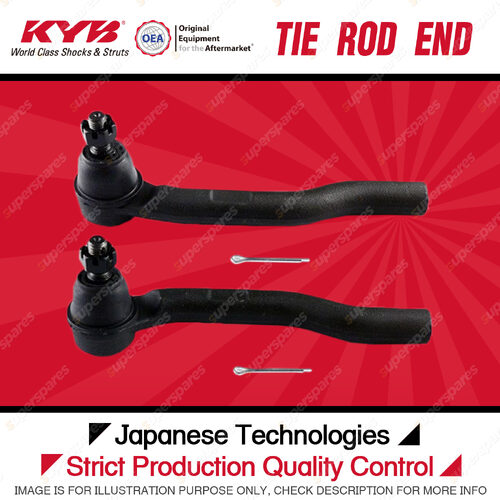 2 Pcs KYB Front Tie Rod Ends for Honda City GM Jazz GE 1.3L 1.5L I4 2008-2014