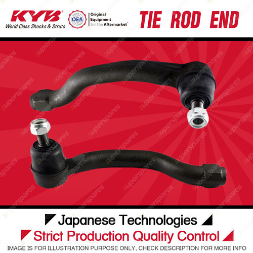 2x KYB Front Tie Rod Ends for Honda Accord Euro CU Accord CP 2.4L 3.5L 2008-2015