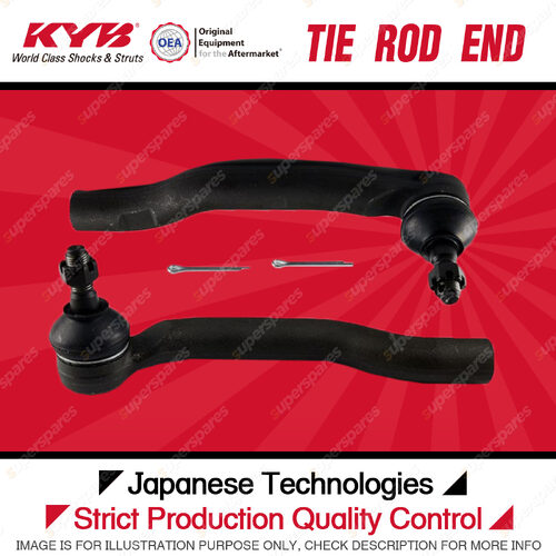 2 Pcs KYB Front Tie Rod Ends for Toyota Camry ASV50R Aurion GSV50R 2.5L 3.5L