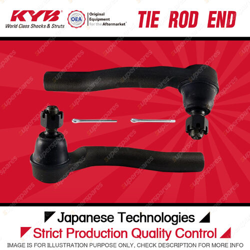 2x KYB Front Tie Rod Ends for Honda CRV RM 2.0L 2.4L SUV K24Z9 R20A5 2011-2017