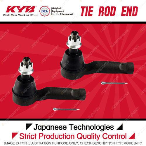 2 Pcs KYB Front Tie Rod Ends for Mazda CX-5 KE 2.0L PE-VPS I4 16V SUV 2012-On