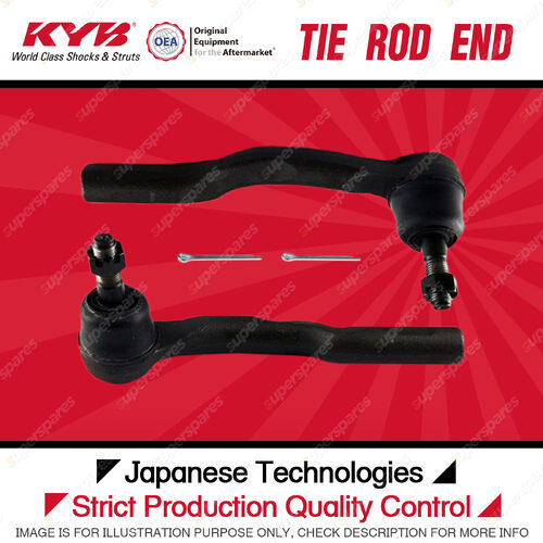 2 Pcs KYB Front Tie Rod Ends for Mazda 3 BM SP25 XD Astina 2.0L 2.2L 2.5L 14-16