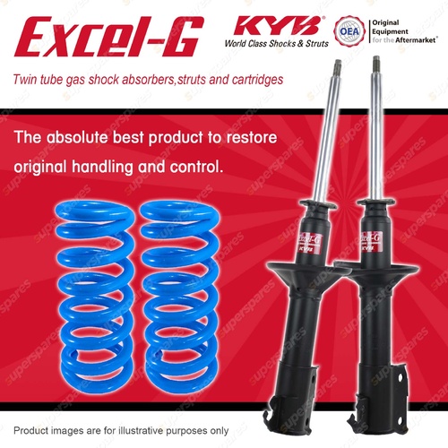 Front KYB EXCEL-G Shocks Coil Springs for HOLDEN Astra LB LC FWD 84-87