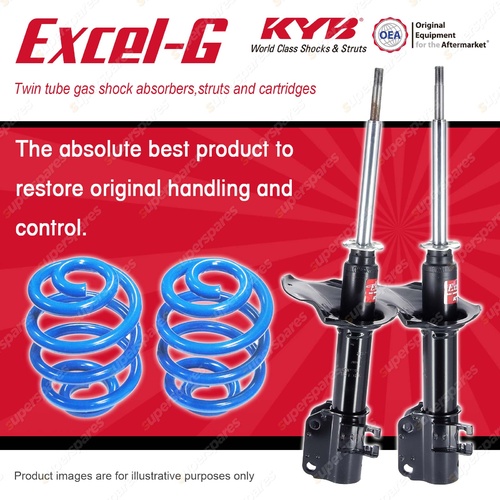 Front KYB EXCEL-G Shock Absorbers Sport Low Coil Springs for HOLDEN Barina MF MH