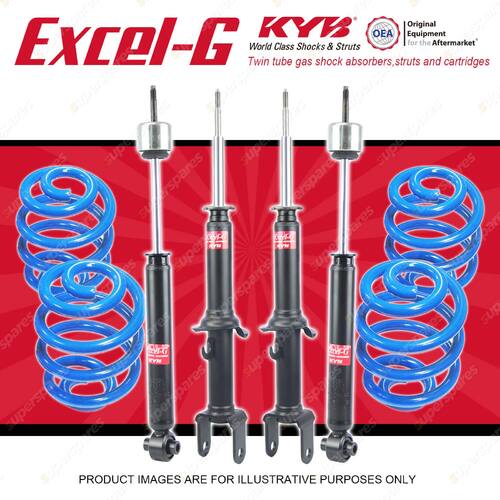 Front KYB EXCEL-G Shock Absorbers + Raised Coil Springs for FORD Territory SZ