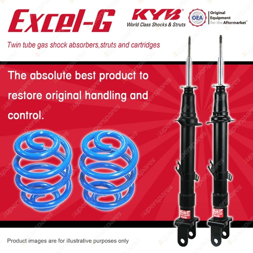 Front KYB EXCEL-G Shocks Sport Low Coil Springs for FORD Territory SY SY II