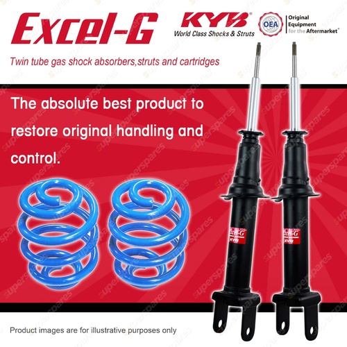 Front KYB EXCEL-G Shock Absorbers Sport Low Coil Springs for FORD Falcon BF RWD