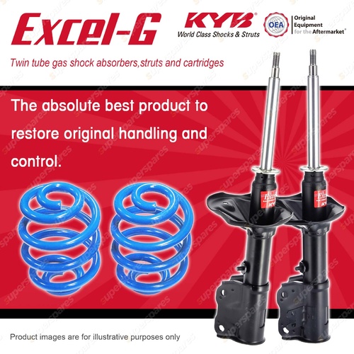 Front KYB EXCEL-G Shocks Sport Low Coil Springs for MITSUBISHI Lancer CE