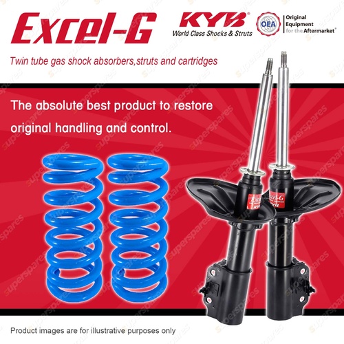 Front KYB EXCEL-G Shock Absorbers + Standard Coil Springs for FORD Laser KF KH