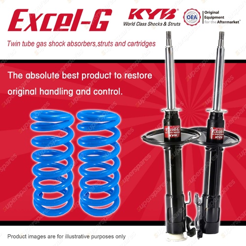 Front KYB EXCEL-G Shock Absorbers + STD Coil Springs for TOYOTA Starlet EP91R