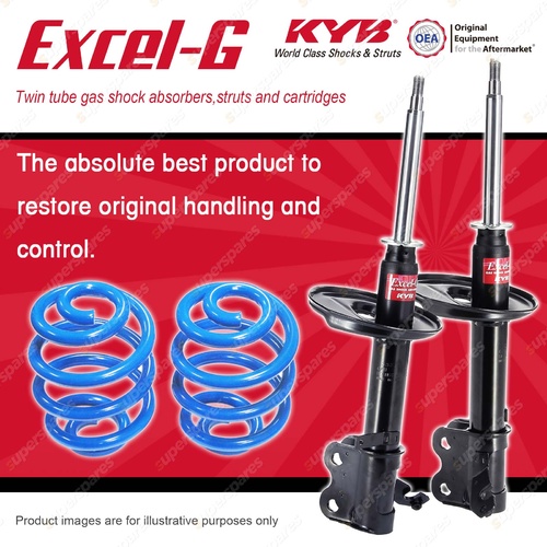 Front KYB EXCEL-G Shocks Sport Low Coil Springs for TOYOTA Corolla AE112R