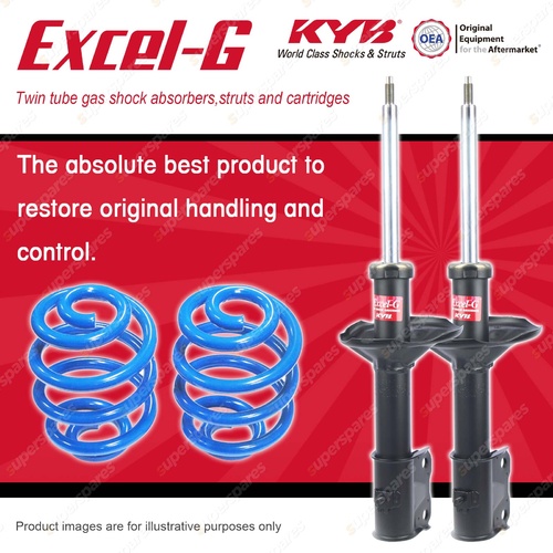 Front KYB EXCEL-G Shocks Sport Low Coil Springs for MITSUBISHI Lancer CG FWD