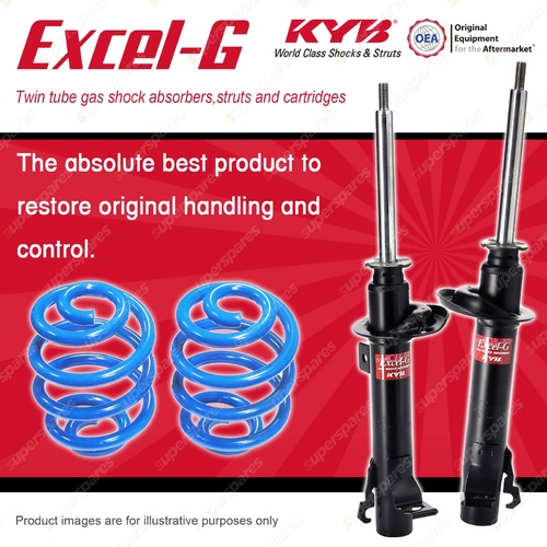 Front KYB EXCEL-G Shock Absorbers + Sport Low Coil Springs for MAZDA Mazda 2 DY