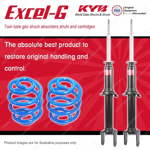 Front KYB EXCEL-G Shocks + Sport Low Coil Springs for FORD Falcon BA BF FWD