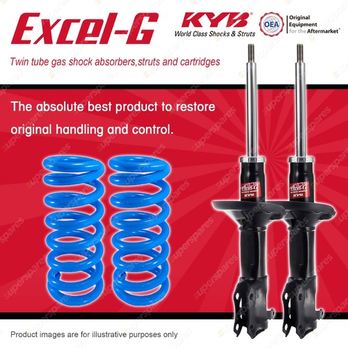 Front KYB EXCEL-G Shock Absorbers + STD Coil for VOLKSWAGEN Golf MkIII FWD