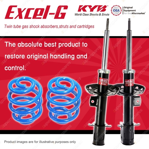 Front KYB EXCEL-G Shock Absorbers + Sport Low Coil Springs for HOLDEN Barina XC