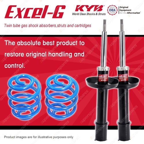 Front KYB EXCEL-G Shock Absorbers + Sport Low Coil Springs for HOLDEN Barina SB