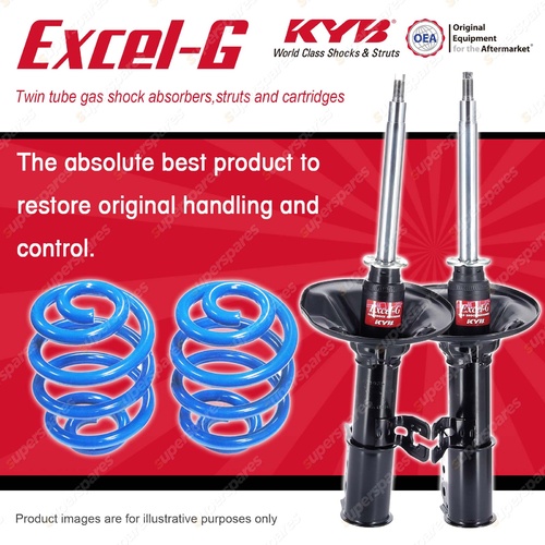 Front KYB EXCEL-G Shock Absorbers + Sport Low Coil for MAZDA MX-6 GD