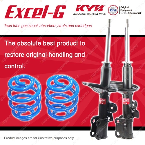 Front KYB EXCEL-G Shocks Sport Low Coil Springs for TOYOTA Tarago TCR10R