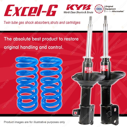 Front KYB EXCEL-G Shock Absorbers + STD Coil for SUBARU Liberty BC BF