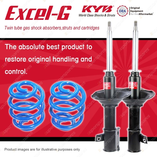 Front KYB EXCEL-G Shocks Sport Low Coil Springs for SUBARU Liberty BD BG