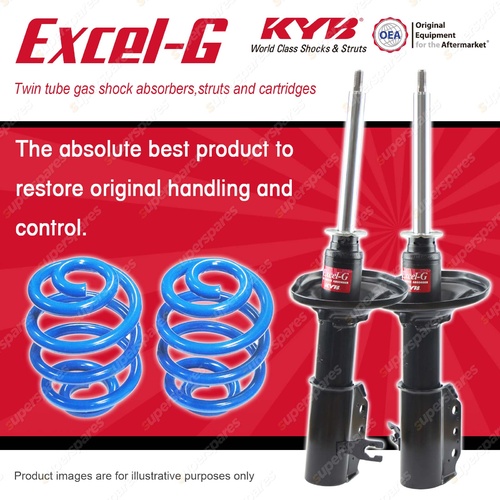 Front KYB EXCEL-G Shock Absorbers + Sport Low Coil Springs for MAZDA 323 BA FWD