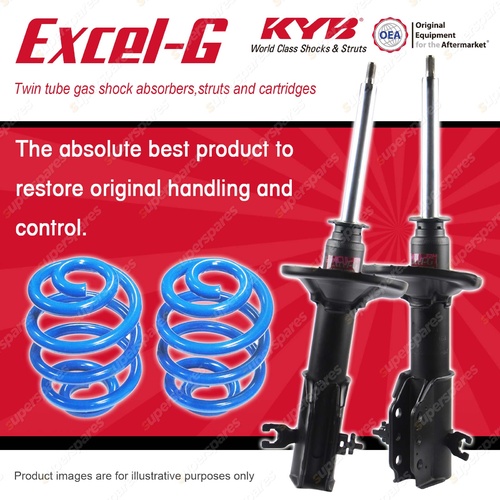 Front KYB EXCEL-G Shock Absorbers + Sport Low Coil Springs for MAZDA 323 BA