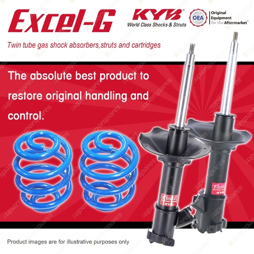 Front KYB EXCEL-G Shock Absorbers + Sport Low Coil Springs for NISSAN Maxima J30