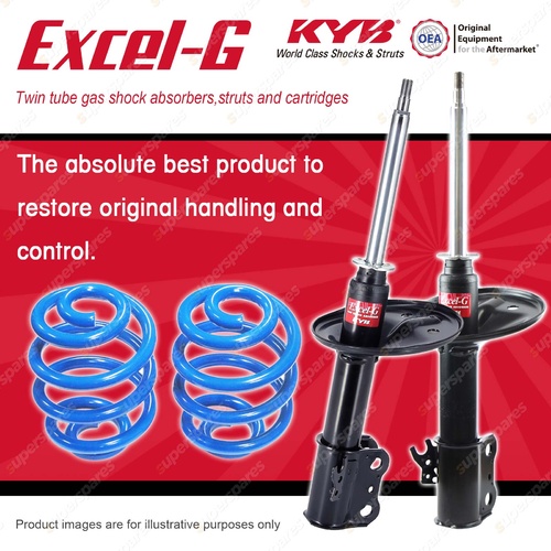 Front KYB EXCEL-G Shocks Sport Low Coil Springs for HOLDEN Apollo JP