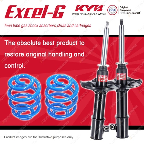 Front KYB EXCEL-G Shock Absorbers + Sport Low Coil Springs for MAZDA 626 GF