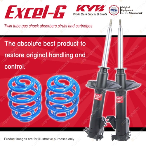 Front KYB EXCEL-G Shock Absorbers Sport Low Coil Springs for NISSAN Maxima A33