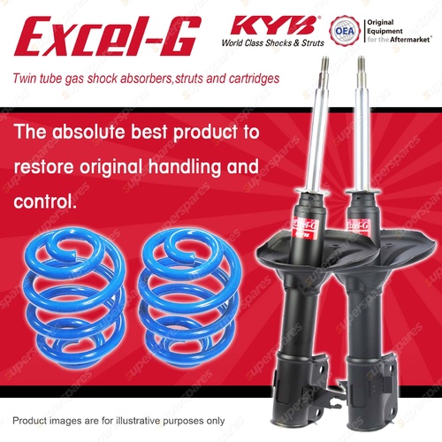 Front KYB EXCEL-G Shocks Sport Low Coil Springs for MITSUBISHI Magna TE TF TH TJ