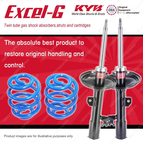 Front KYB EXCEL-G Shocks Sport Low Coil Springs for TOYOTA Kluger MCU28R