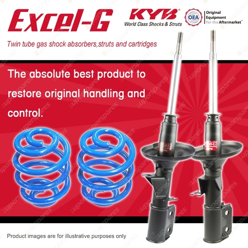 Front KYB EXCEL-G Shocks Sport Low Coil Springs for HOLDEN Adventra VYII