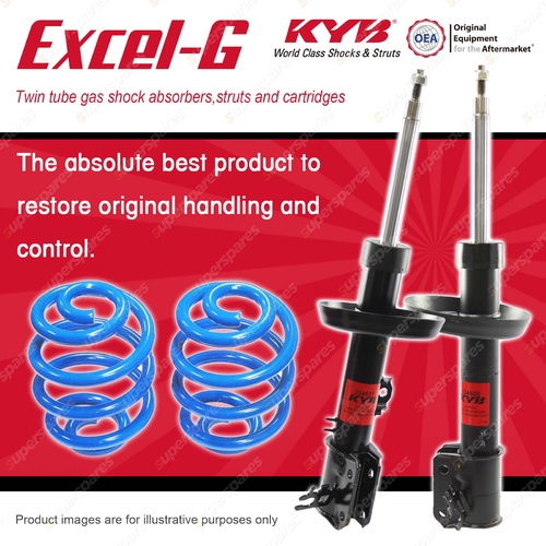 Front KYB EXCEL-G Shock Absorbers + Super Low Coil Springs for HOLDEN Vectra JR