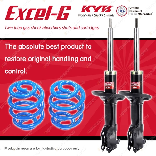 Front KYB EXCEL-G Shocks Sport Low Coil Springs for VOLKSWAGEN Golf MkIII