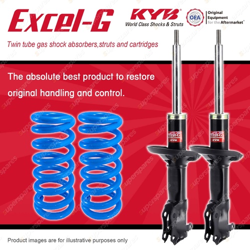 Front KYB EXCEL-G Shock Absorbers + STD Coil for VOLKSWAGEN Golf MkIII