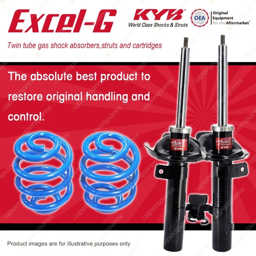 Front KYB EXCEL-G Shock Absorbers + Sport Low Coil Springs for FORD Focus LV