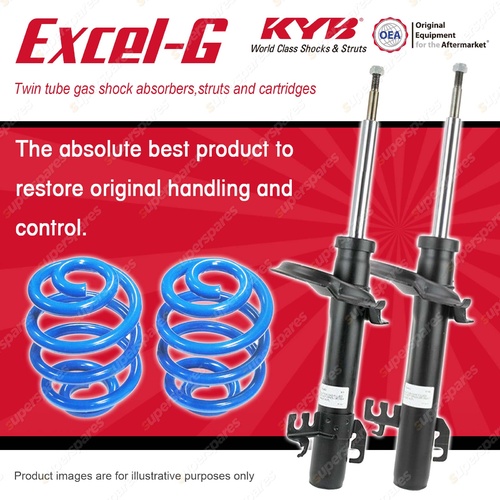 Front KYB EXCEL-G Shock Absorbers + Sport Low Coil Springs for ROVER75