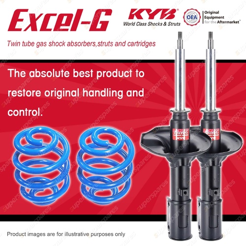 Front KYB EXCEL-G Shocks Sport Low Coil Springs for MITSUBISHI Magna TR TS