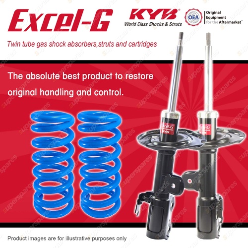 Front KYB EXCEL-G Shock Absorbers + STD Coil Springs for TOYOTA Tarago ACR50R