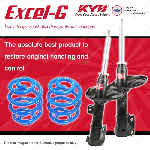 Front KYB EXCEL-G Shock Absorbers + Sport Low Coil Springs for MITSUBISHI 380 DB