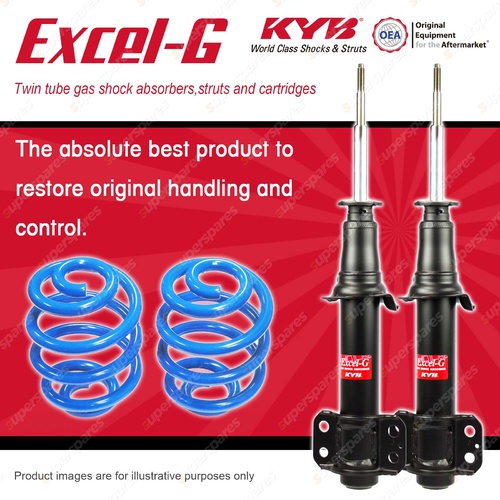 Front KYB EXCEL-G Shocks Sport Low Coil Springs for FORD Territory SY SYII