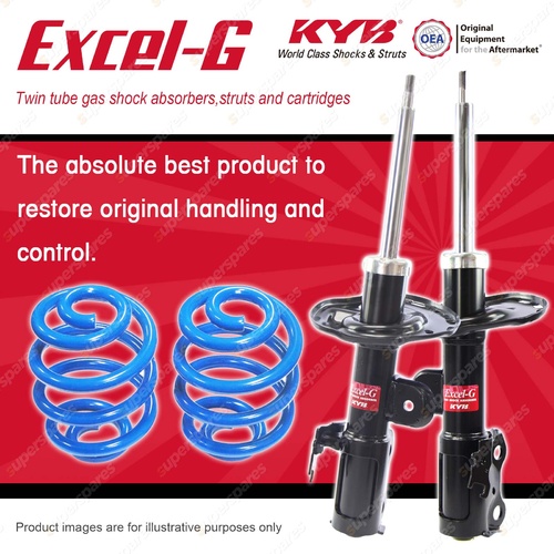 Front KYB EXCEL-G Shocks Super Low Coil Springs for TOYOTA Corolla ZRE152R