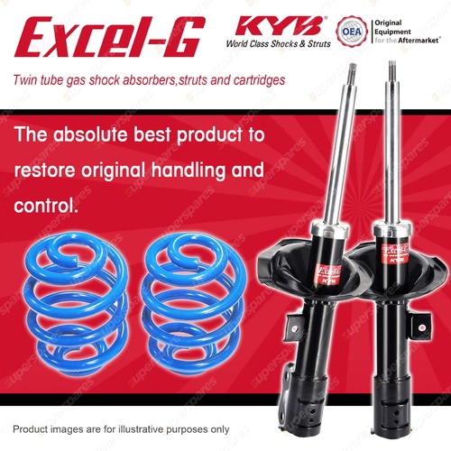 Front KYB EXCEL-G Shocks Sport Low Coil Springs for MITSUBISHI Lancer CJ FWD